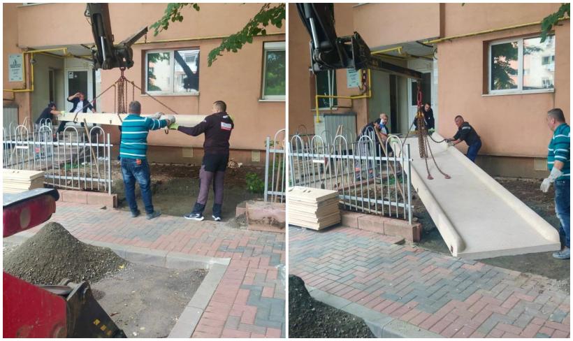 Primăria Sectorului 3 a montat gratuit peste 600 de rampe la blocuri. Ce trebuie să facă asociațiile pentru a intra în program