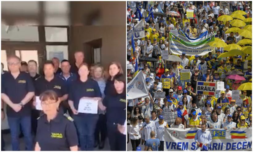 Grevă în Vămi, nu se mai eliberează niciun act. Cozi de TIR-uri în Portul Constanța. În București, profesorii protestează la Parlament
