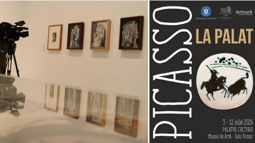 Premieră culturală la Iași: Lucrări semnate de Picasso pot fi admirate la Palatul Culturii. Cu ce opere sunt aşteptaţi vizitatorii
