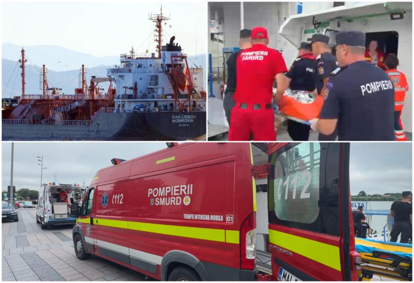 Petrolier sub pavilion liberian, lovit lângă Sfântu Gheorghe, sunt trei răniți. Nicușor Dan: "Instituțiile statului sunt în alertă"