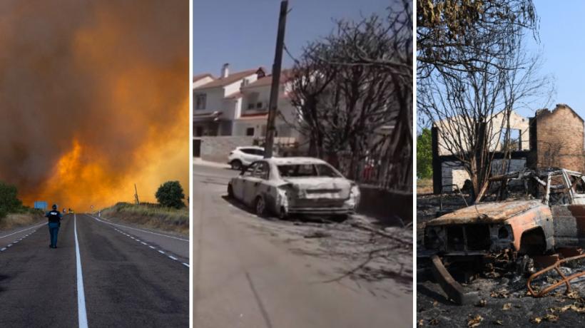 Incendiile pârjolesc Europa. Noi imagini cu dezastrul lăsat în urmă de flăcări în Spania şi Franţa. Grecia, Portugalia, în alertă