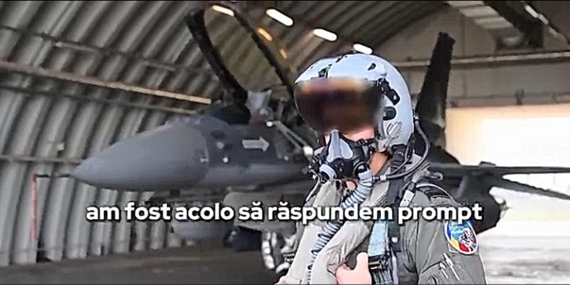 Pilotul român de F-16 povestește detalii din misiunea în care a doborât drone rusești: „N-am știut pentru ce decolăm”