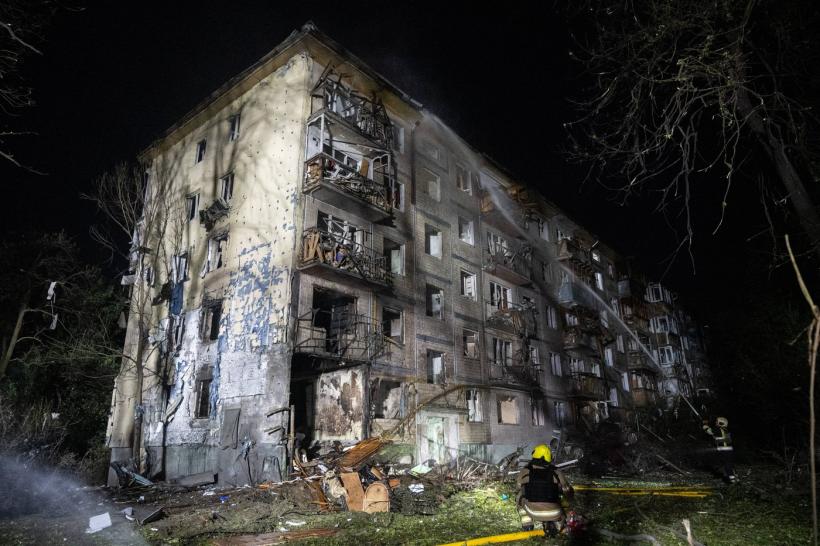 Al doilea atac masiv asupra Kievului în 48 de ore. Rușii au folosit 35 de rachete. România condamnă loviturile "nesăbuite"