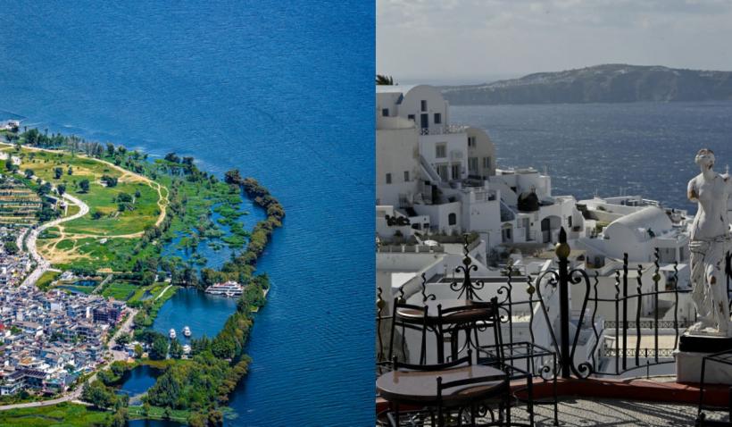 China a făcut o clonă după insula Santorini. Ce spun grecii