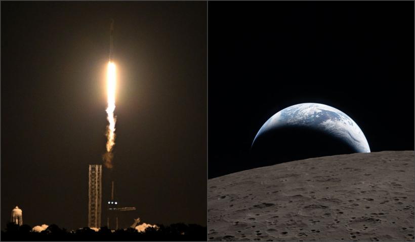O treaptă a unei rachete SpaceX va lovi Luna cu peste 8.700 km/h. Evenimentul este urmărit atent de NASA