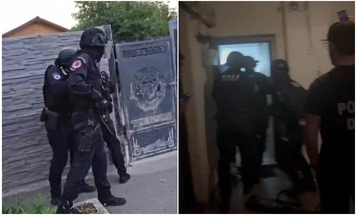 Percheziții la Clanul Versace. Membrii grupării, acuzați de cămătărie și proxenetism, sunt printre cei mai periculoși din Oltenia