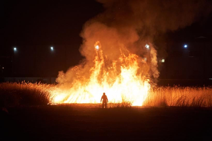 „Ne e frică să nu ajungă focul la case”. Incendiile de vegetație fac ravagii în toată țara