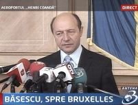 Băsescu vorbeşte la Bruxelles