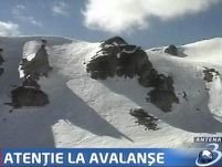 Pericol de avalanşă la peste 1.700 m