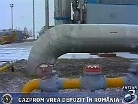 Gazprom investeşte într-un depozit de gaze românesc