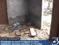 Şapte bombe au explodat simultan în Algeria
