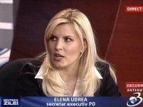 Elena Udrea cere demisia premierului Tăriceanu