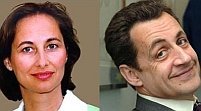 Sarkozy şi Royale - păpuşi într-un show TV