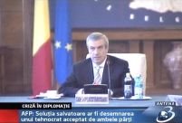 Criza diplomaţiei româneşti, sub lupa AFP
