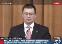 Ungureanu convocat la discuţii de către premier