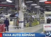 Tăriceanu la Dacia: Taxa auto rămâne!