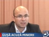 Cosmin Guşă crede că a fost agresat de... mineri