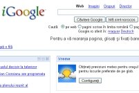 iGoogle este disponibil şi în România