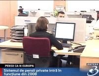 Românii pot depune banii la pensiile private  