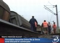 Trafic feroviar blocat între Ilia şi Deva