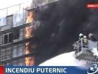 Incendiul de la hotelul din Vitan a fost stins