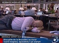 Summitul UE i-a adormit pe participanţi (video)