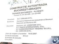 Încep lucrările la autostrada Bucureşti-Braşov