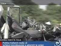 Italia. 6 români morţi într-un accident