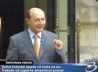 Băsescu: Partidele nu acceptă uninominalul ca să-şi ascundă hahalerele