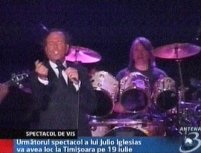 Concertele lui Julio Iglesias din România întârziate din cauza caniculei 