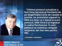 Radu Timofte: SRI a transmis informaţii către DNA