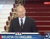Băsescu: Copiii maghiari învaţă româna plângând! <font color=red>(VIDEO)</font>