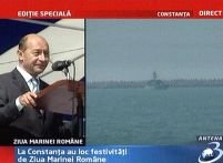 Băsescu: Marea şi Dunărea au fost punţile către lume <font color=red>(VIDEO)</font>

