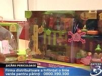 Jucăriile produse în China - retrase de pe piaţa românească <font color=red>(VIDEO)</font>