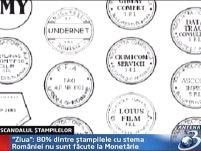 80% dintre ştampilele cu stema României sunt ilegale