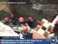 Un muncitor îngropat de viu în zona Grozăveşti