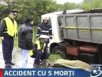 Grav accident rutier în Cluj. 5 morţi 