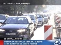 Adriean Videanu: În Bucureşti se circulă normal