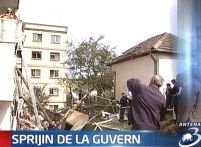 Ajutoare de la Guvern pentru familiile afectate de explozia din Zalău