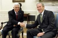 George Bush - la discuţii cu Mahmoud Abbas