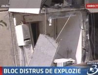 Începe demolarea blocului afectat de explozie, în Zalău