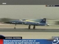 Iranul a prezentat primul avion de luptă produs în ţară