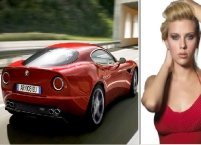 Alfa Romeo 8C Competizione şi Scarlett Johansson