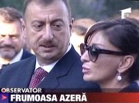 Cea mai frumoasă azeră a făcut ravagii în delegaţia lui Băsescu <font color=red>(VIDEO)</font>