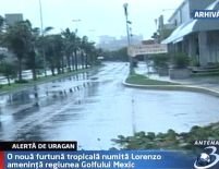 Furtuna tropicală Lorenzo ameninţă Golful Mexicului