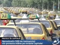 Se pregăteşte un protest al taximetriştilor în Bucureşti