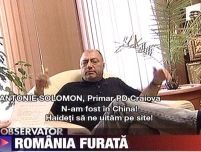Primarul Craiovei recunoaşte: şi-a plimbat şi secretara pe bani publici <font color=red>(VIDEO)</font>