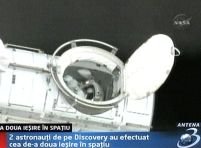 Echipajul navetei Discovery a demarat a doua ieşire în spaţiu