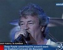 Deep Purple cântă miercuri pe Stadionul Cotroceni <font color=red>(VIDEO)</font>