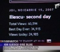 Iliescu promite ca blogger: 60.000 de vizite în 2 zile <font color=red>(VIDEO)</font>